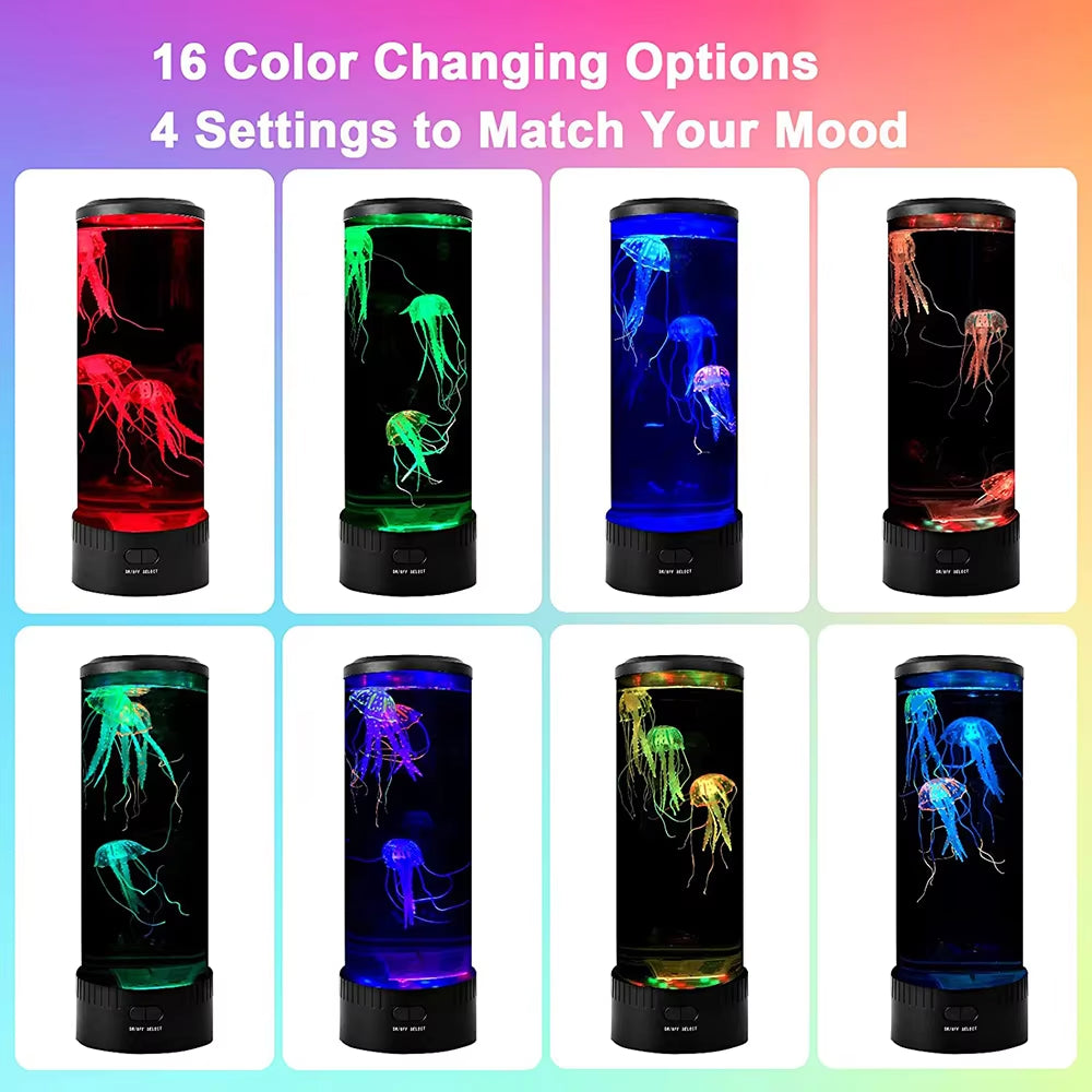 Jellyfish Lamp Color Changing Remote Control Aquarium Tank