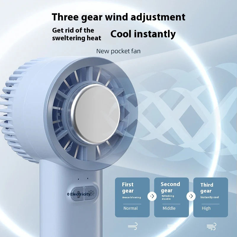 Portable Turbo Jet Fan with Brushless Motor - High-Speed Mini Cooling Device