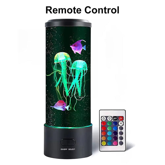 Jellyfish Lamp Color Changing Remote Control Aquarium Tank