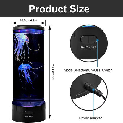 Jellyfish Lamp Color Changing Remote Control Aquarium Tank